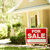 home for sale yard sign